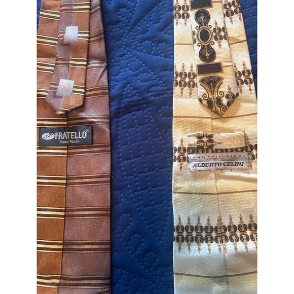 GUC Lot of 12 Men's Ties Various Brands Colors - Picture 3 of 5